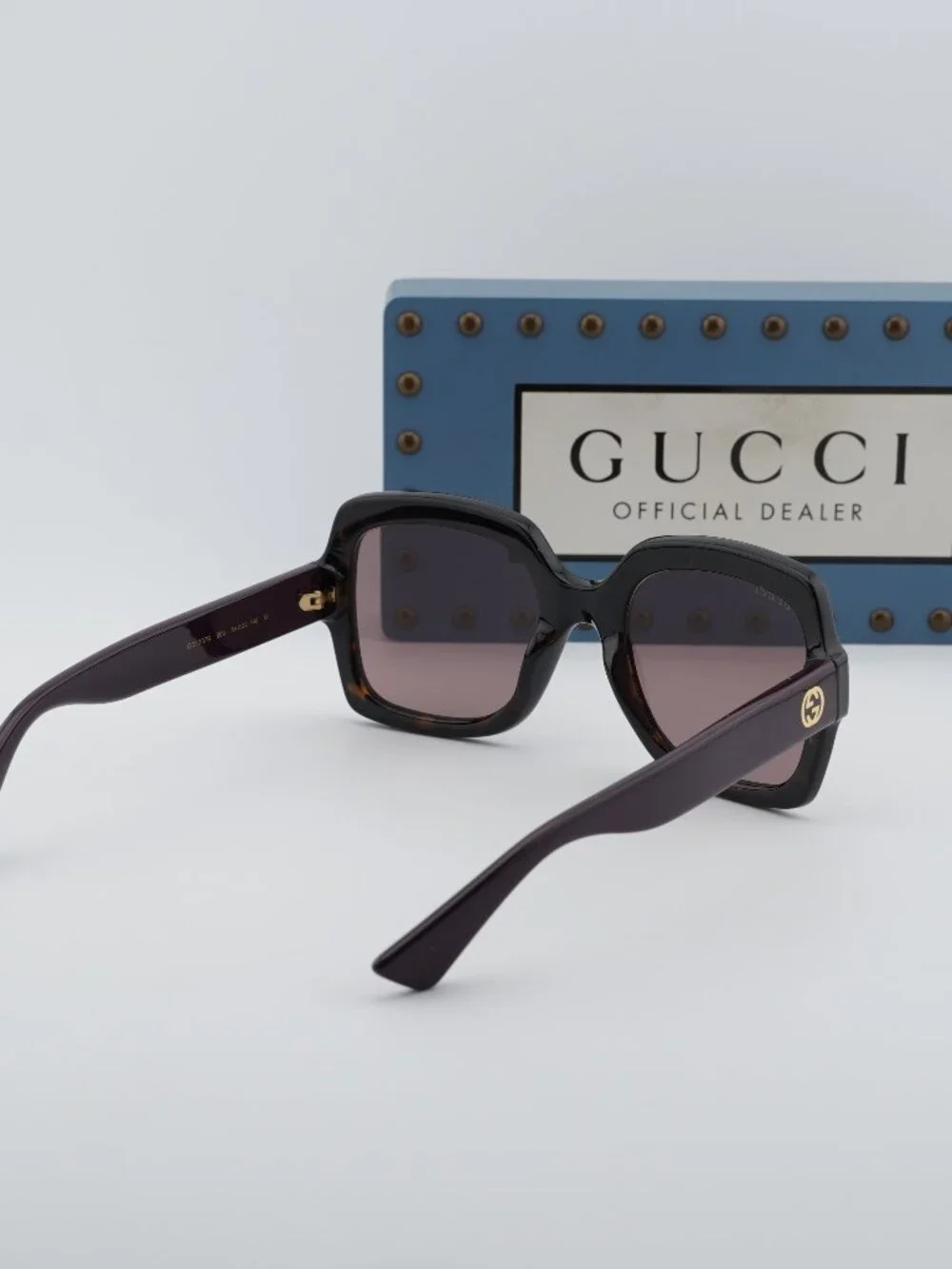 Gucci GG1337S 009 Square Sunglasses - Havana/Violet